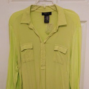 Style & Co Roll Sleeve Top XL